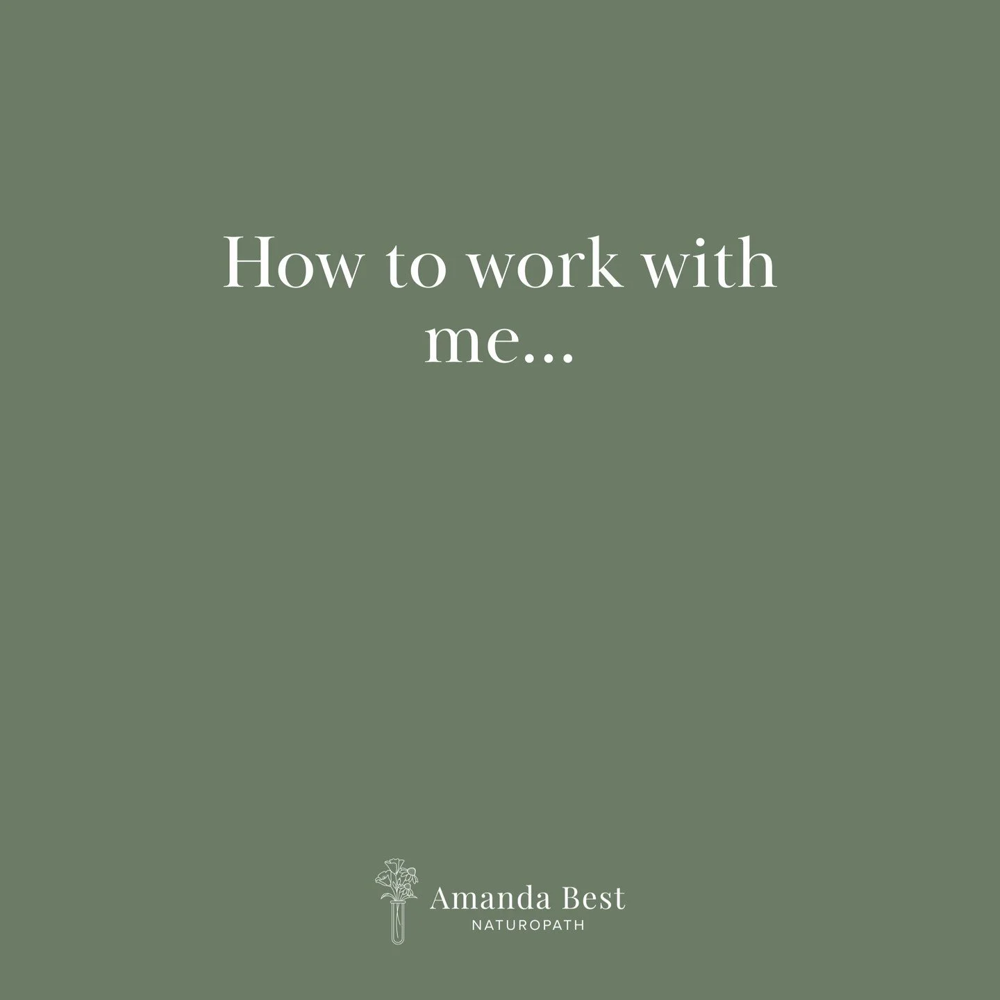 Seeing a new naturopath can be daunting, I get it! Or maybe your new to naturopathy and don't know what to expect.

I've broken it all down for you.

I help women just like you get real results using clinically proven, science based methods. 

So if 