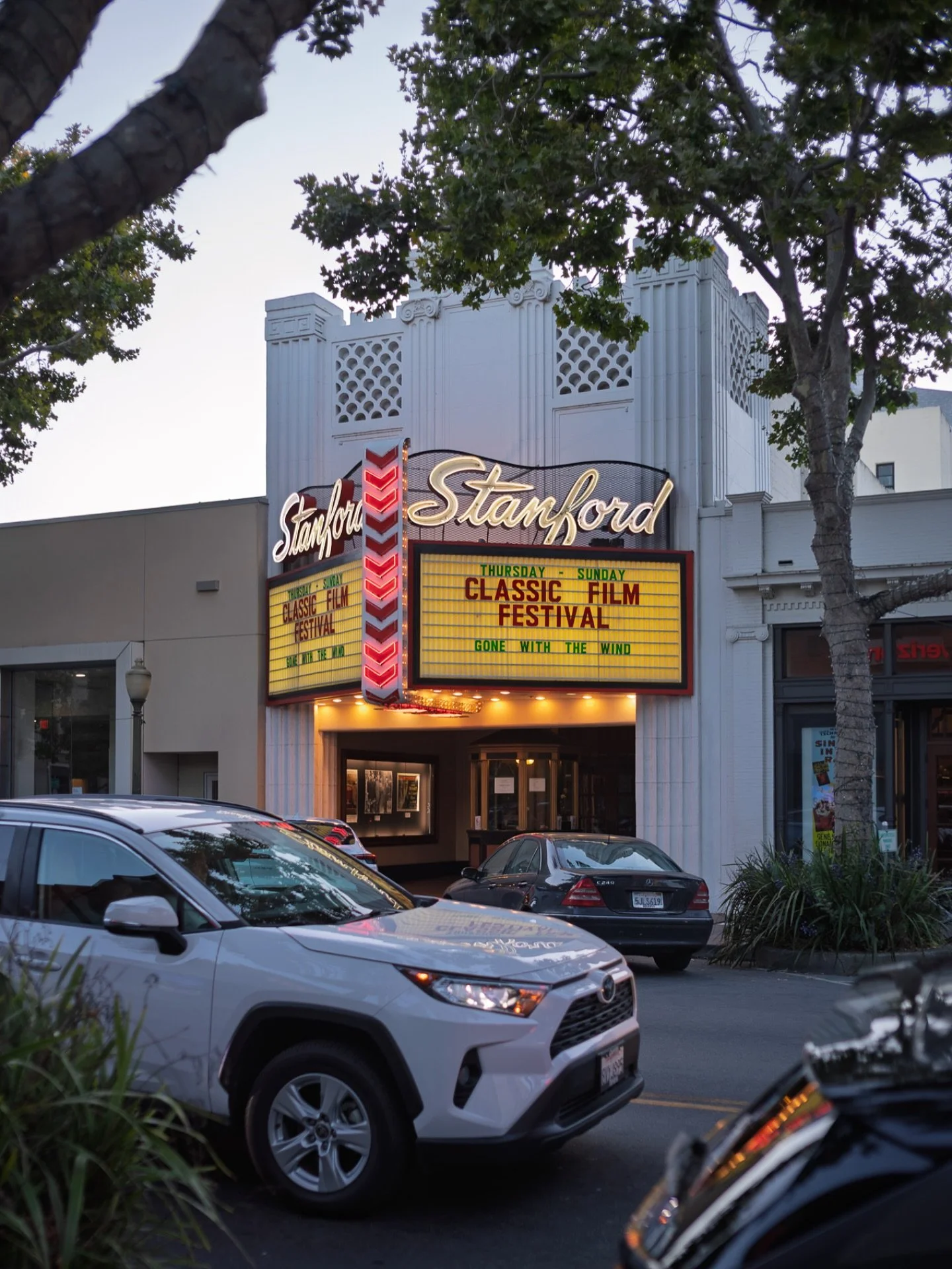 Classic film festival at a classic film theatre taken on a classic camera brand. #classic #stanford #theatre #theater #paloalto #downtown #filmfestival #leica #summicron #leicam11 #leicausa #universityave