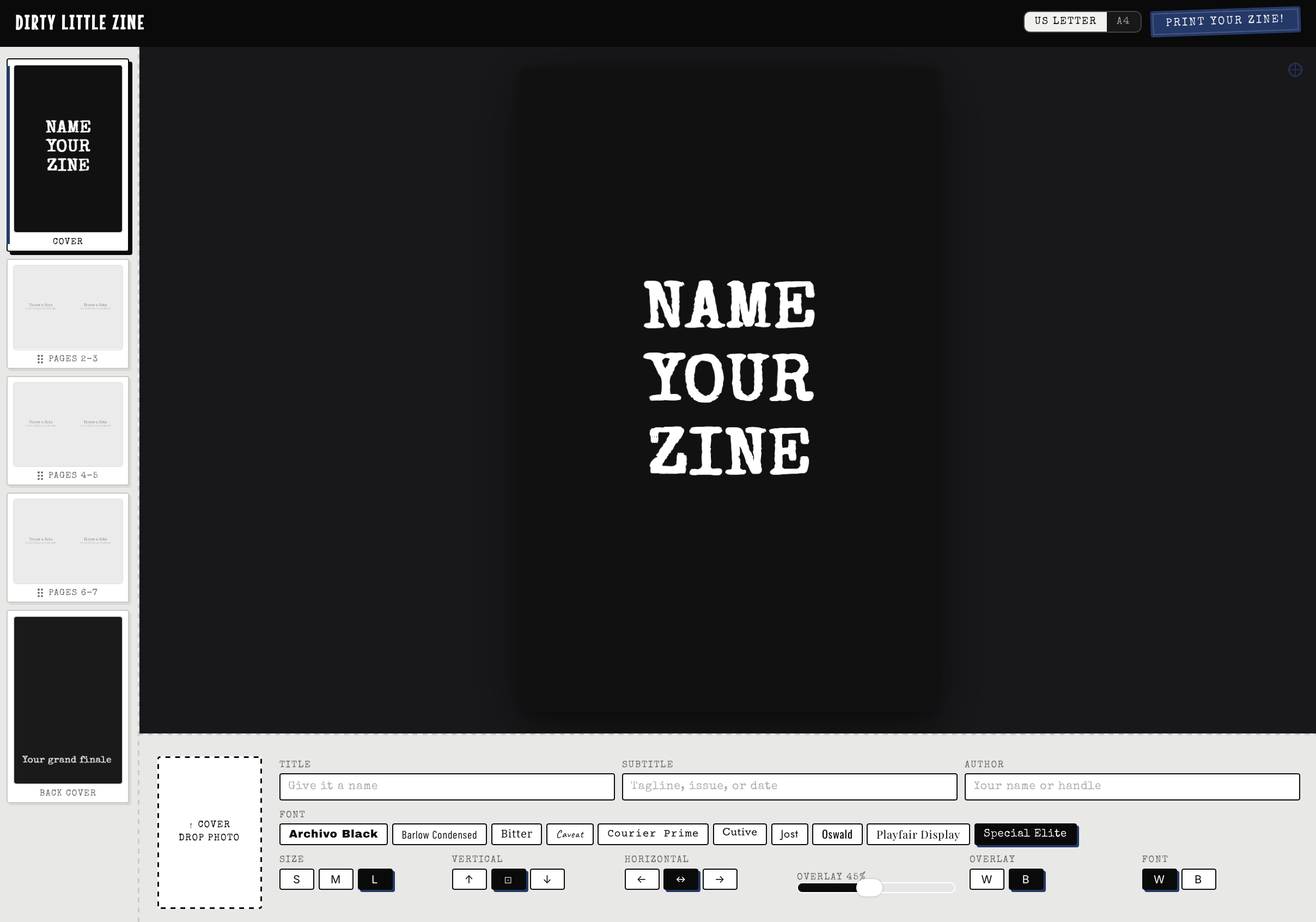 Dirty Little Zine