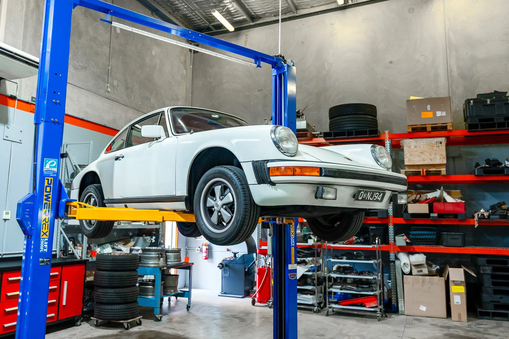 Classic Porsche 911 restoration and servicing at Jones Motor Culture Sunshine Coast workshop