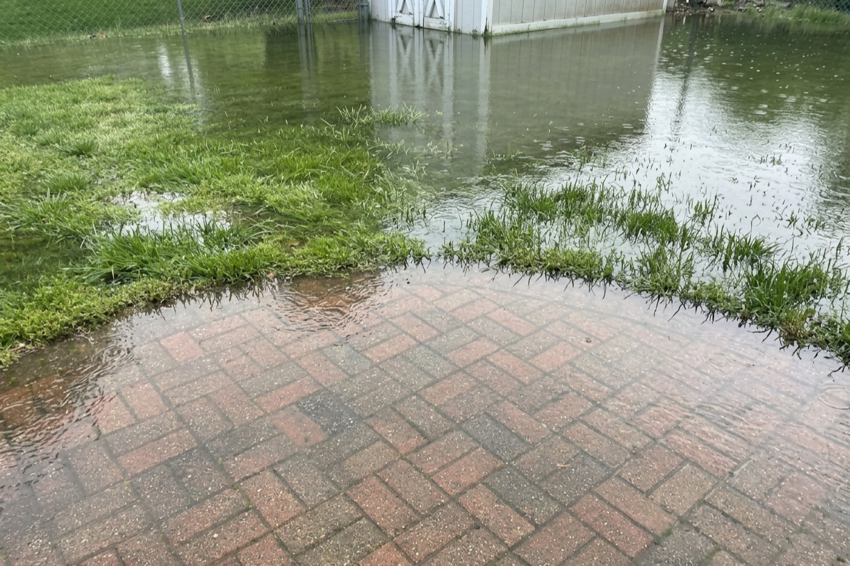 How Standing Water Shortens the Life of Brick Paver Patios