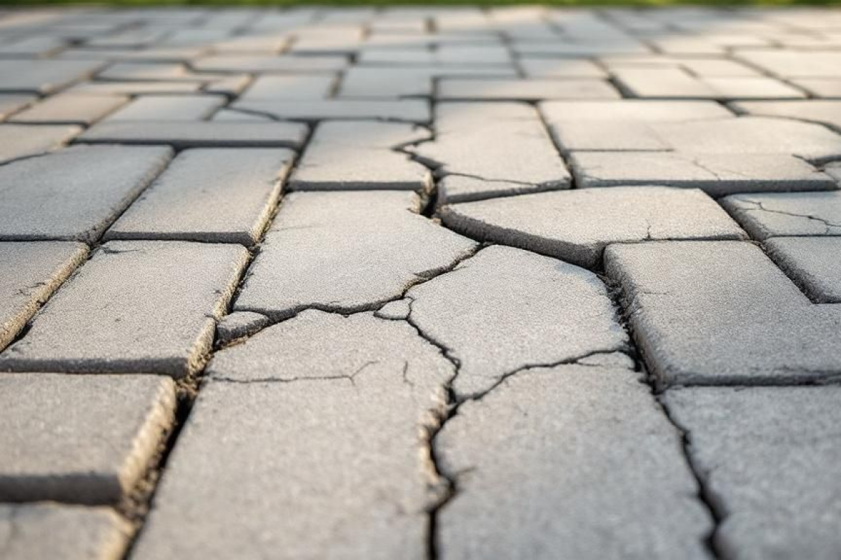 The Most Common Causes of Cracked Brick Pavers