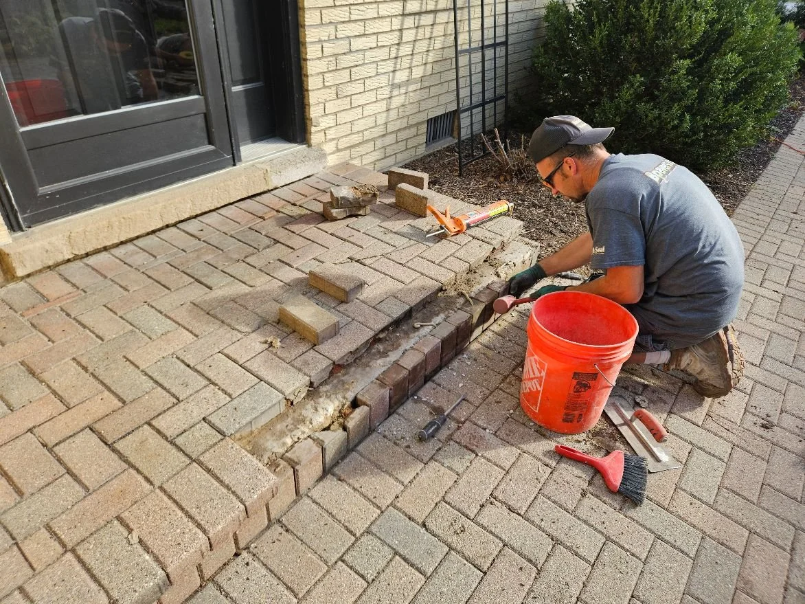 Brick paver repairs Frankfort Illinois