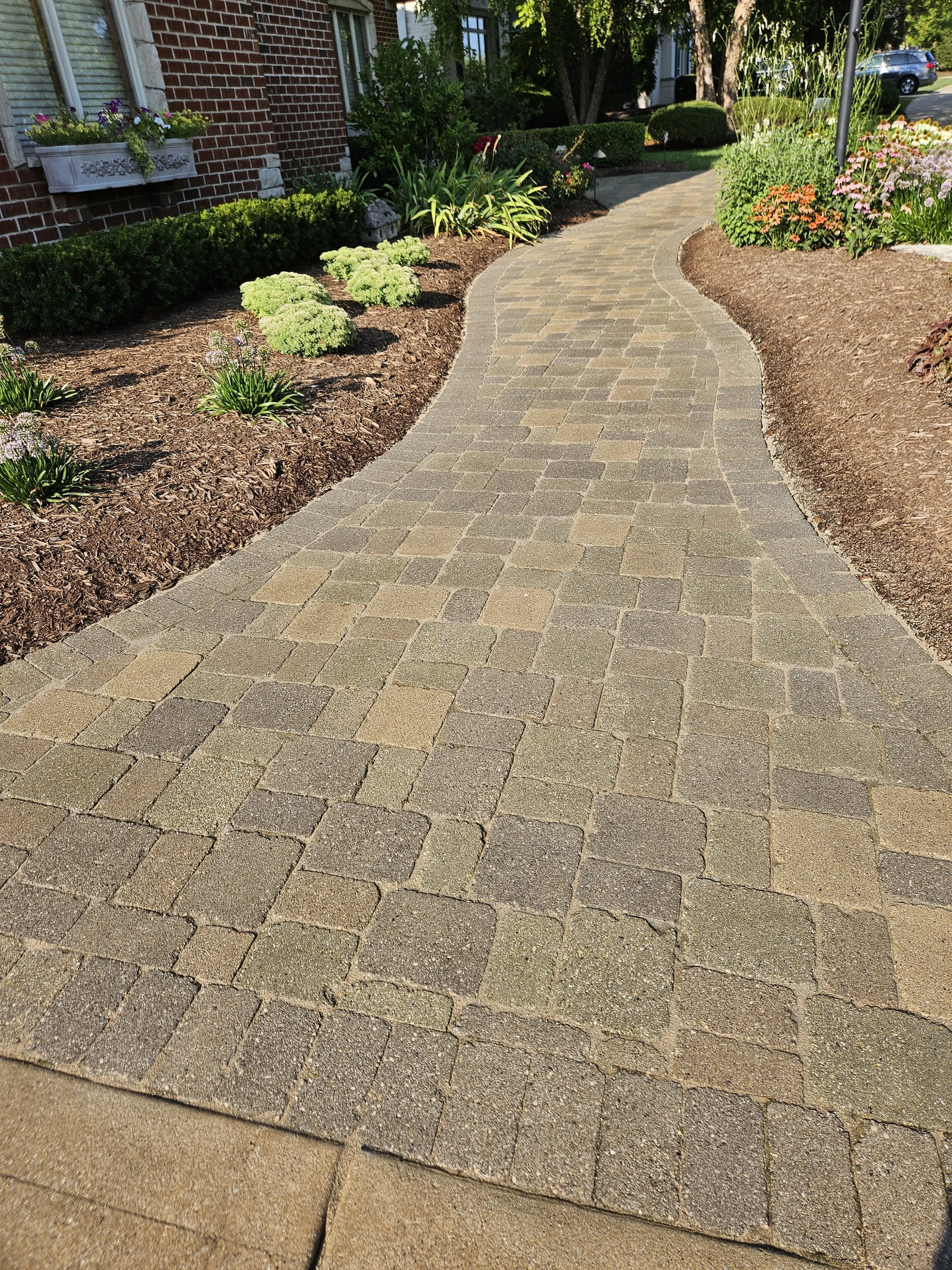 Brick paver cleaning and sealing in Orland Park IL