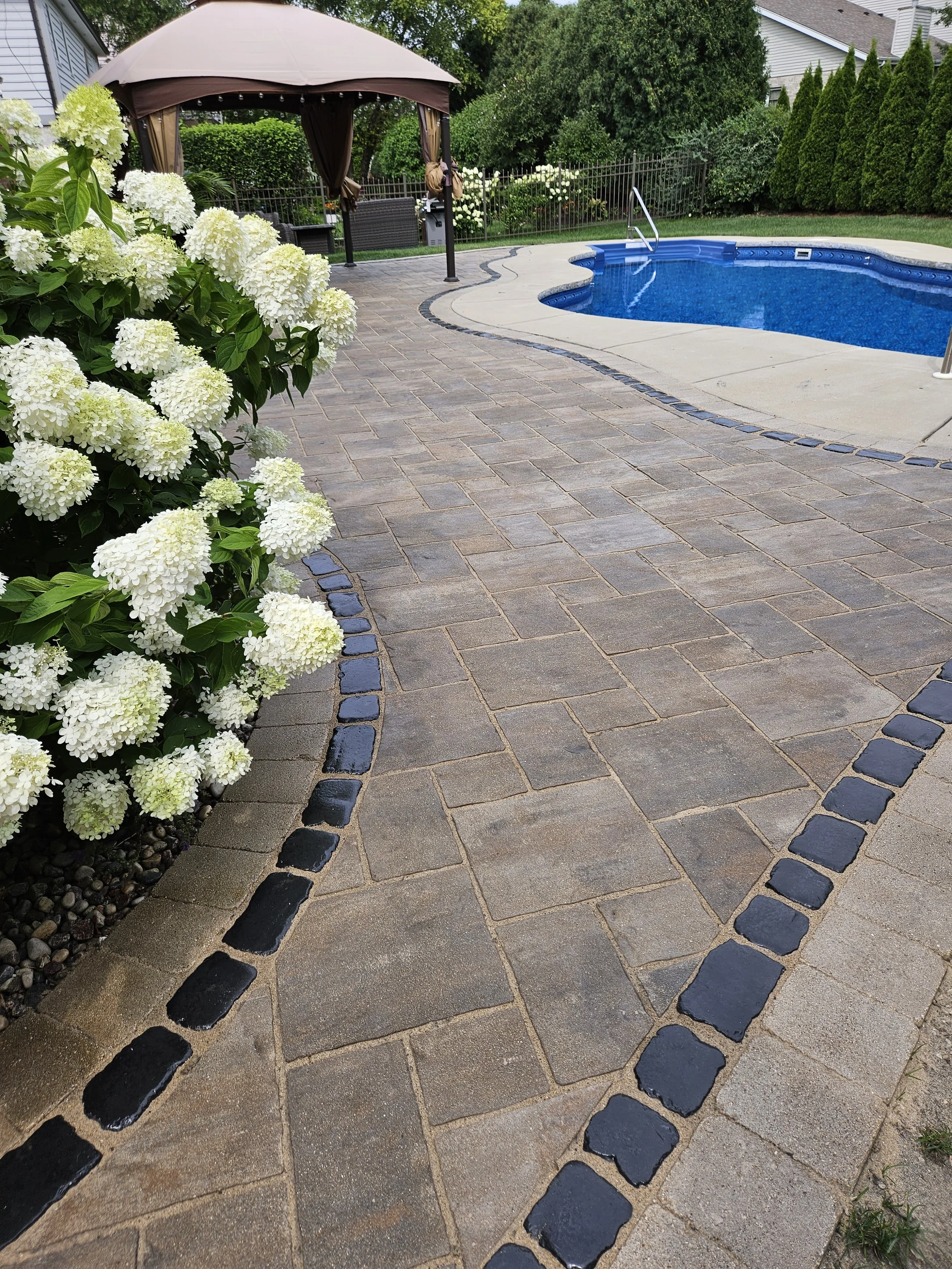 Brick Paver Cleaning in Oak Brook, Illinois
