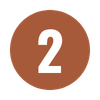 Brown circular icon with the number 2 in white text