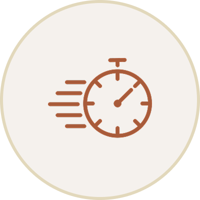 Illustration of a running stopwatch or timer.
