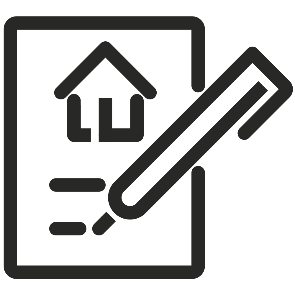 Piirros koodaus- ja tyhjennystekstä, ikkunalla pyöröaihe ja suuri kynä