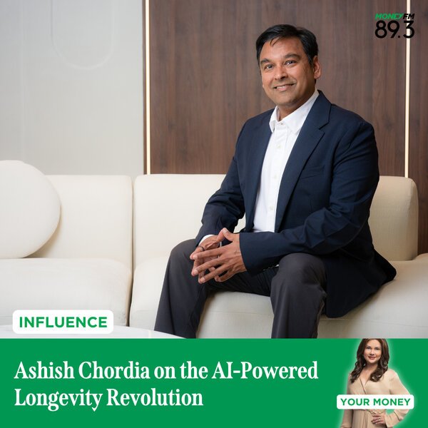 SPH Audio podcast interview with Ashish Chordia discussing AI-powered longevity and Elyx at Raffles Hotel