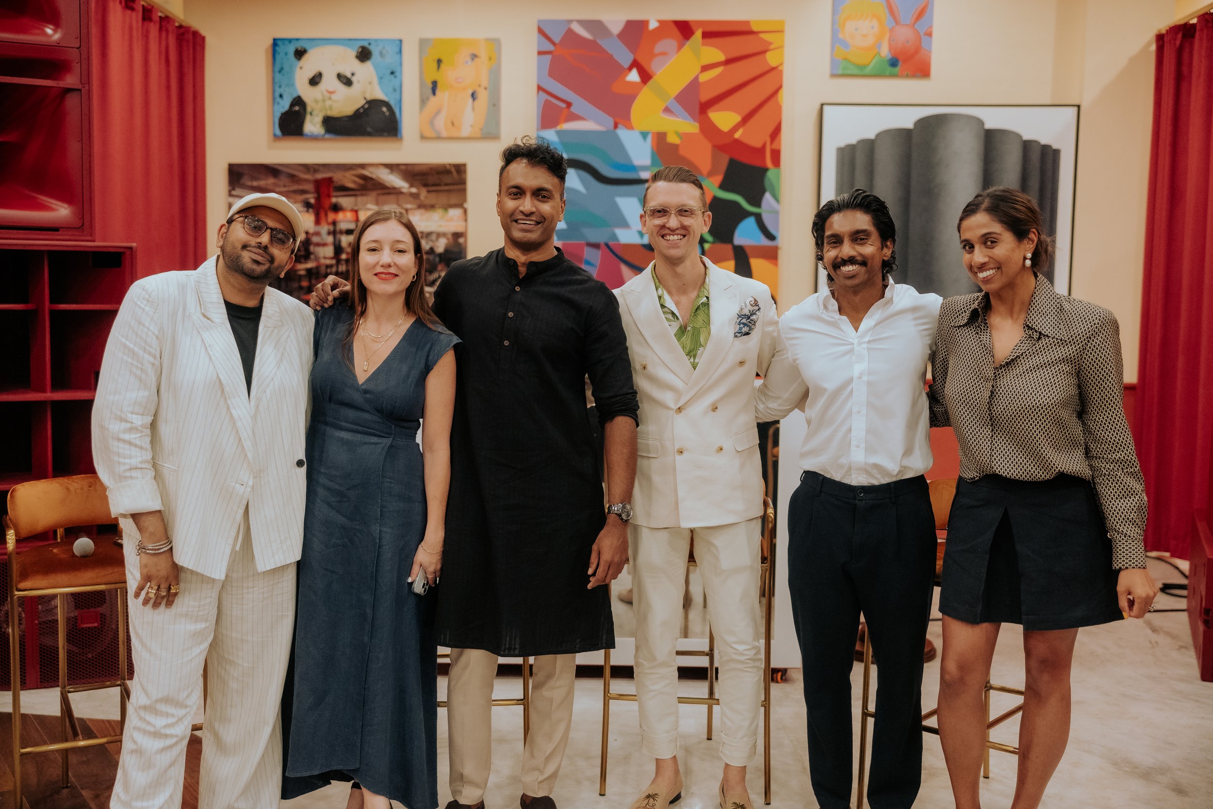 Mandala Club's Marc Braydon, moderator Stephanie Dickson with panelists Dr. Prash Puspanathan, Oliver Corrin, and Elyx's Wellness Director, Arun Jayaraj, on the future of human optimization.