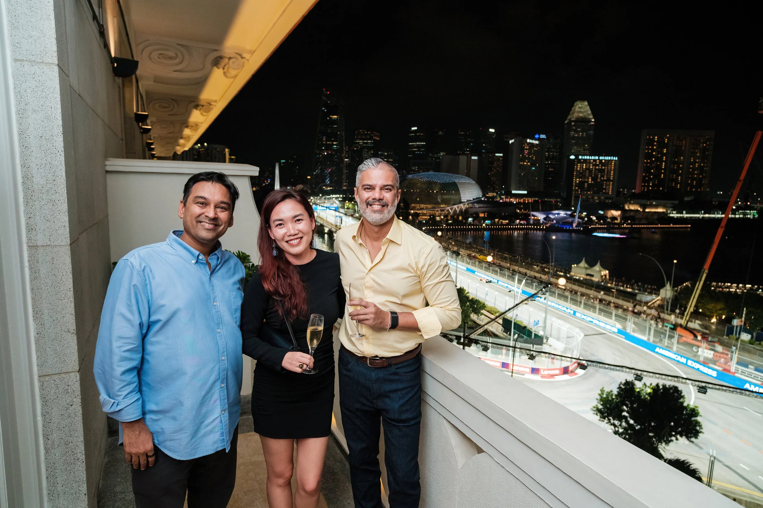 Co-founder and CEO Ashish Chordia with VIP guests