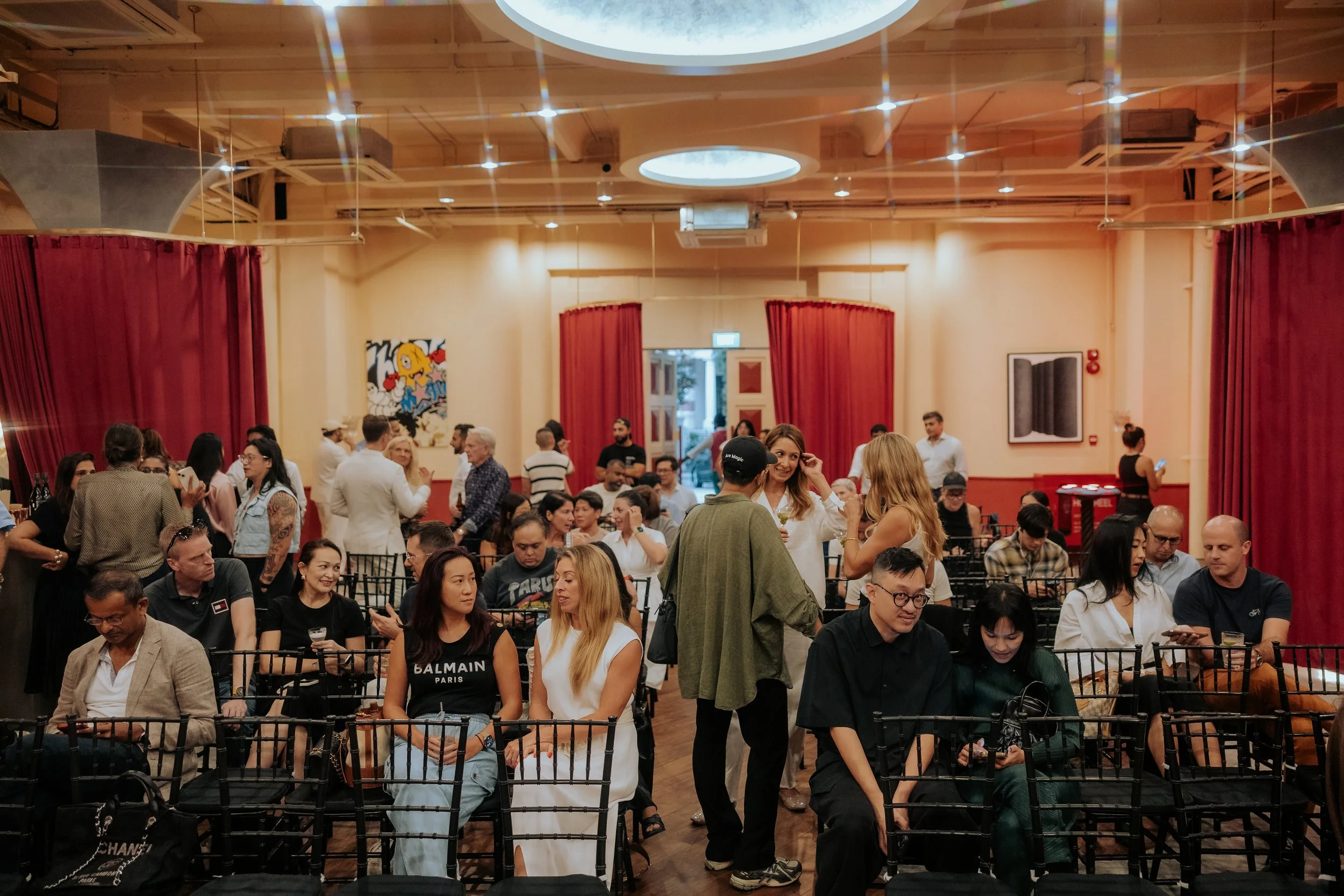 A full house at The Ballroom for The Future of Human Optimization