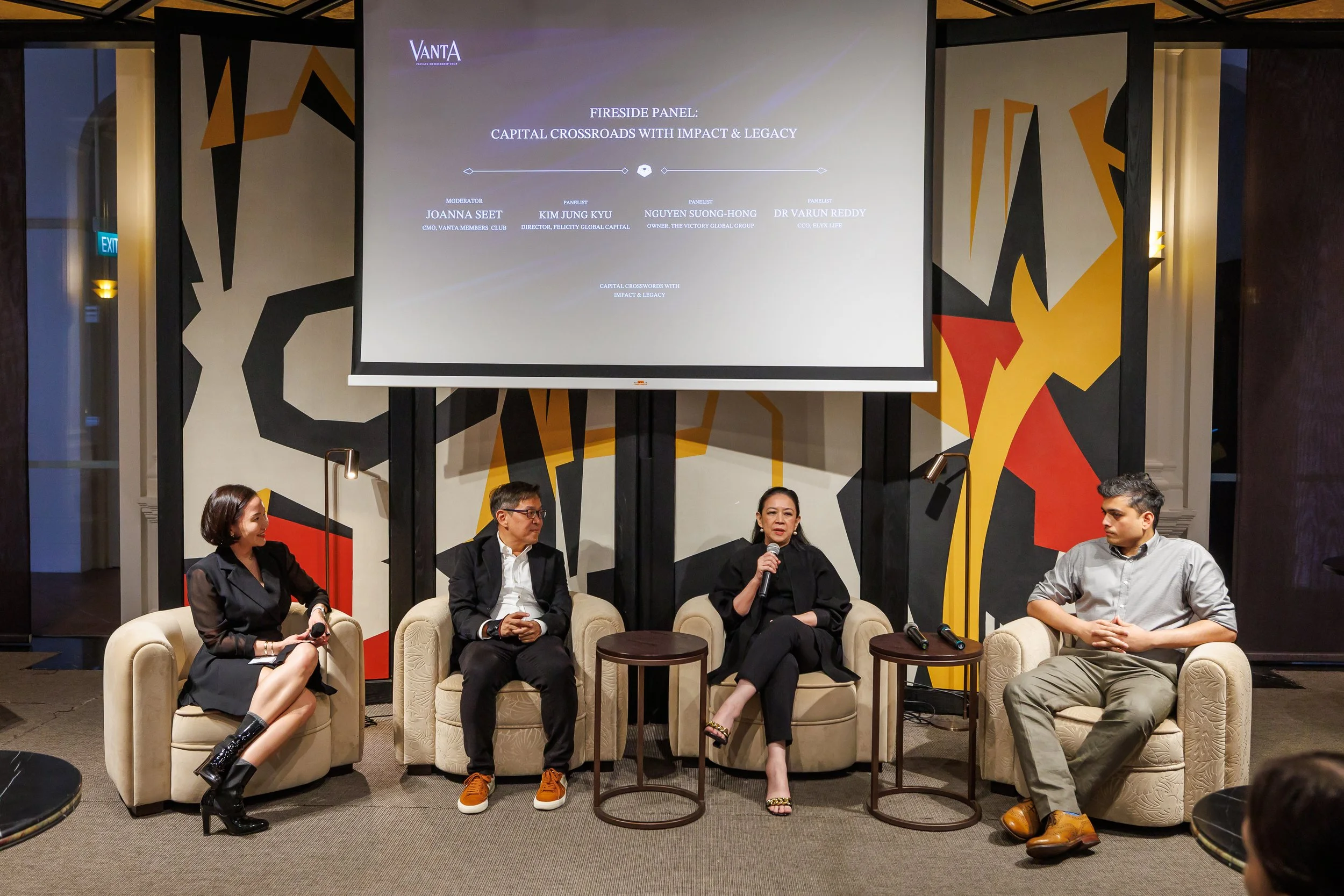 An evening organized by Elyx in partnership with Vanta Club exploring impact, legacy, and healthspan.