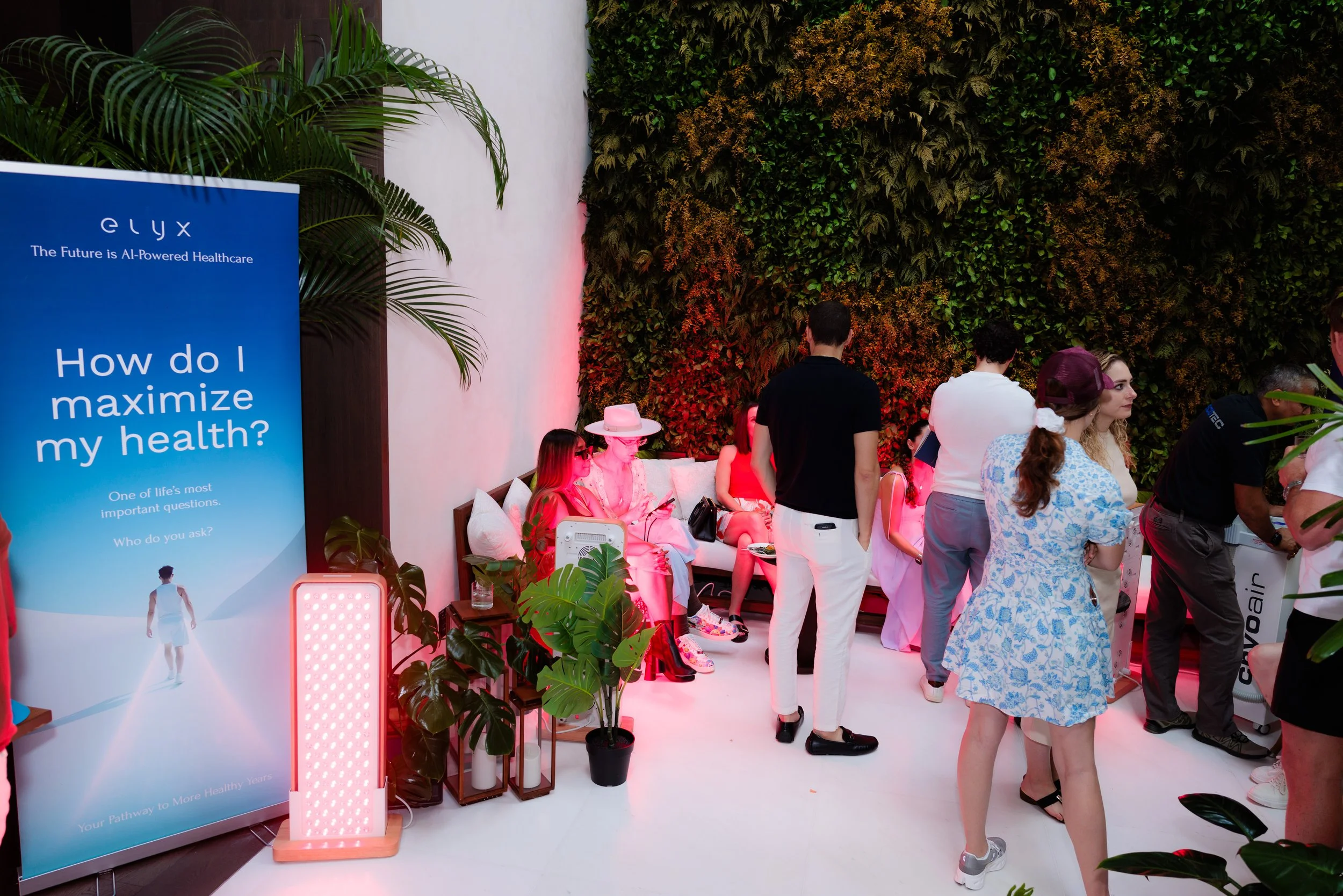 A quiet corner for red light therapy