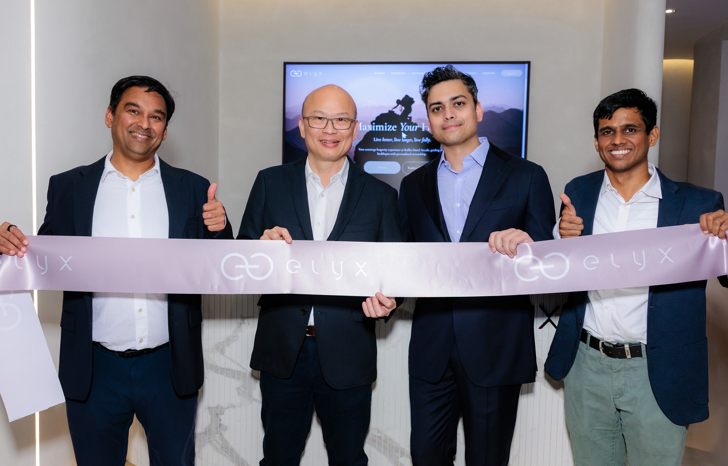 Co-founders Ashish Chordia, Peng T. Ong, Dr Varun Reddy, Nishanth Sudharsanam