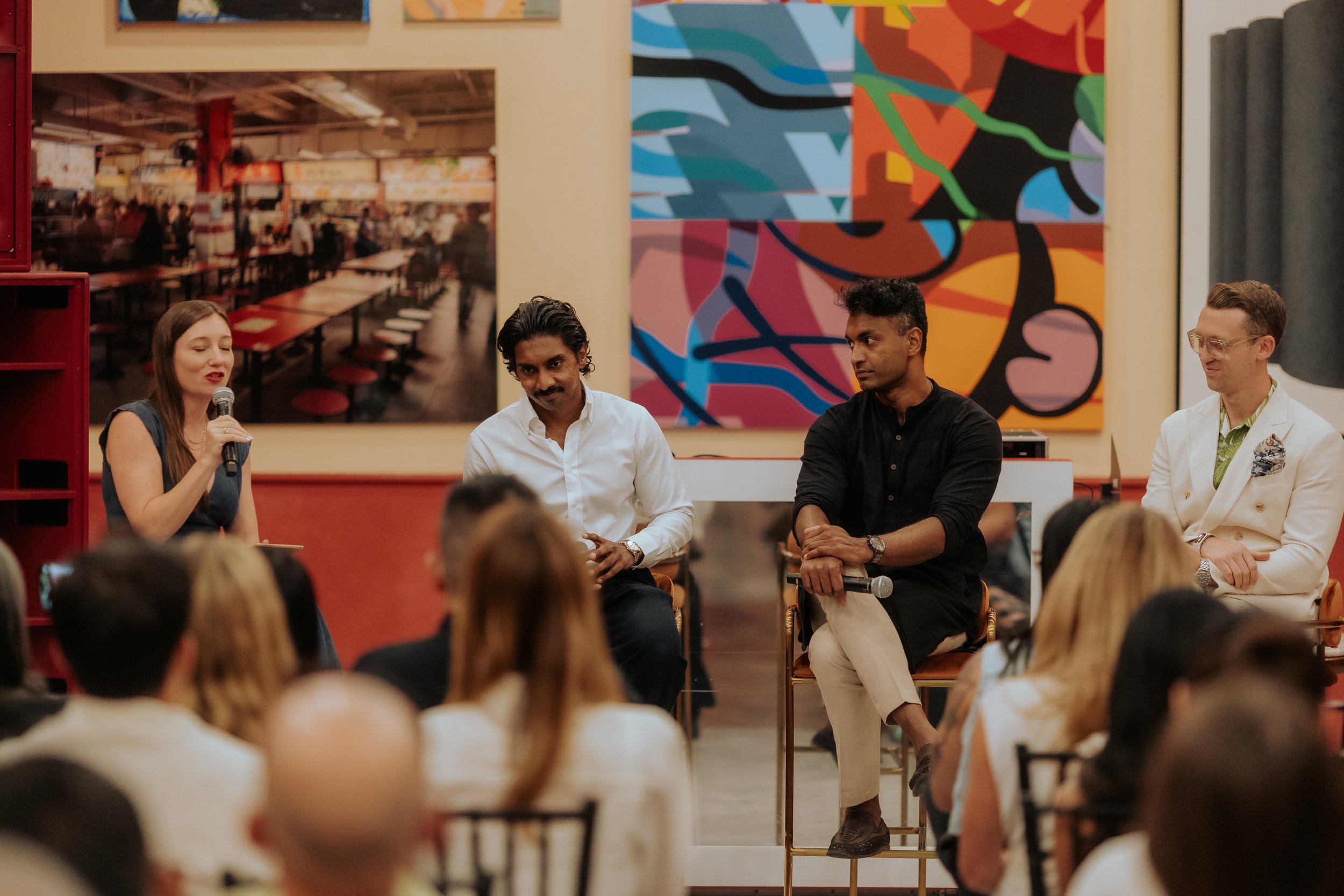 The Future of Human Optimization panel bringing together science, wellness, and design. 