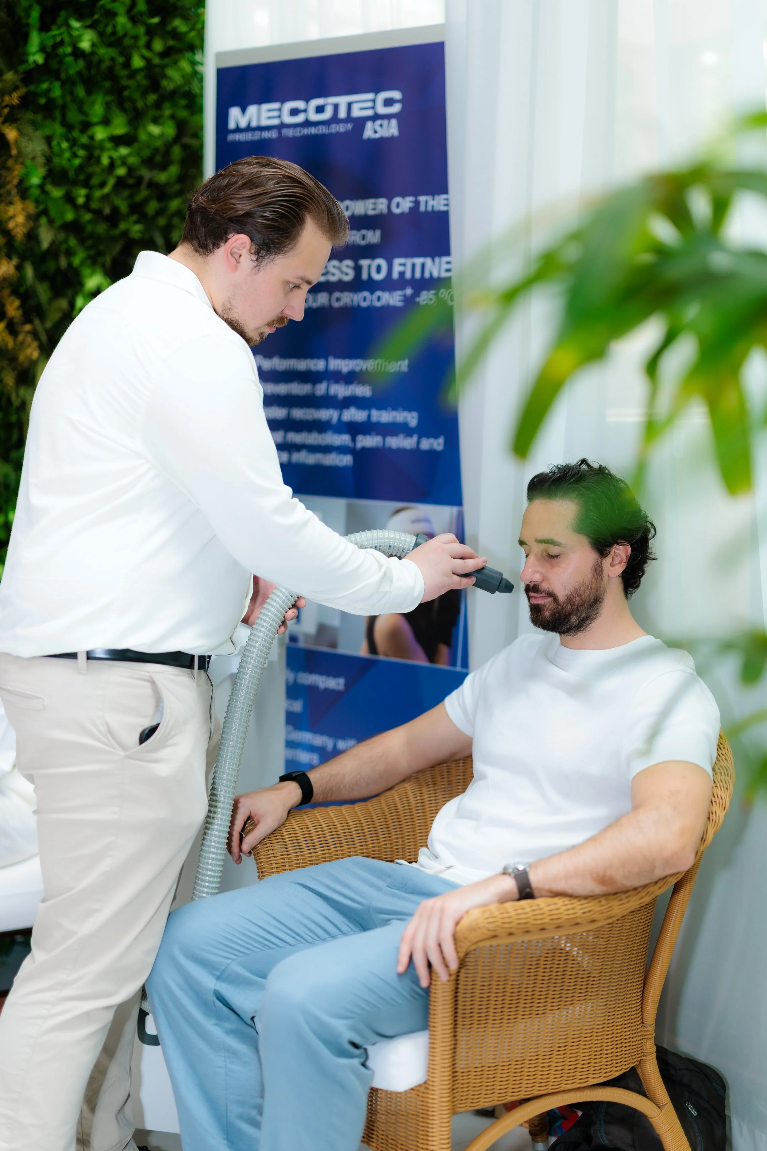 Targeted cryotherapy for localized recovery and relief from the busy weekend