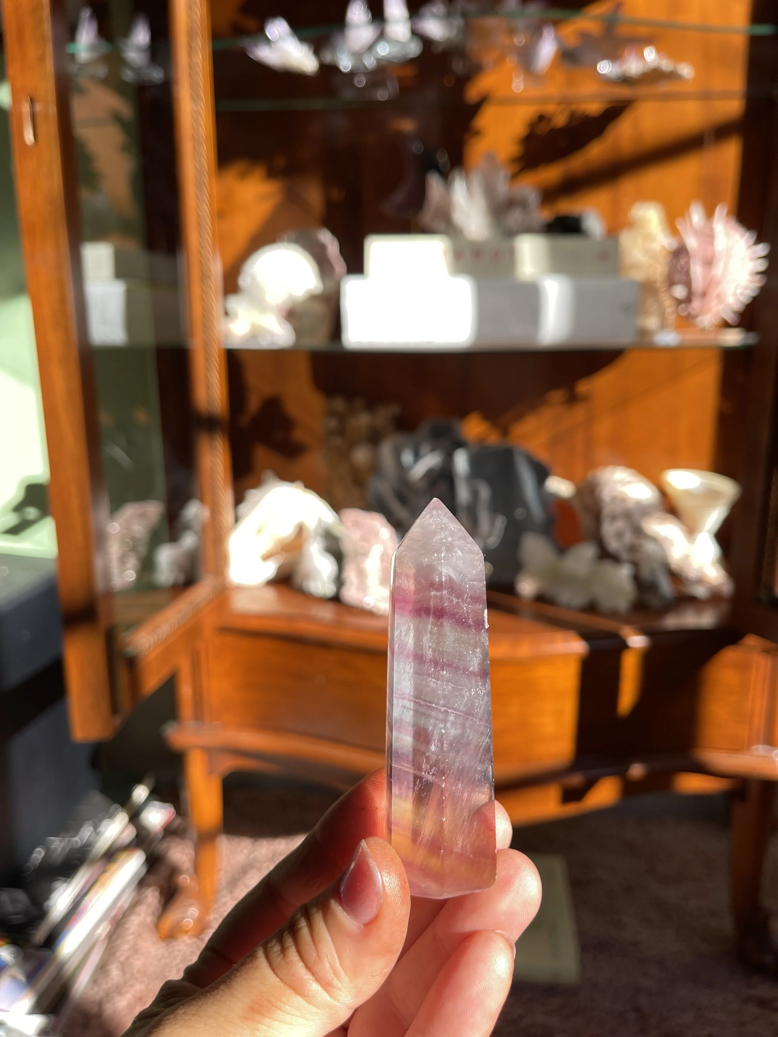 Fluorite tower, China