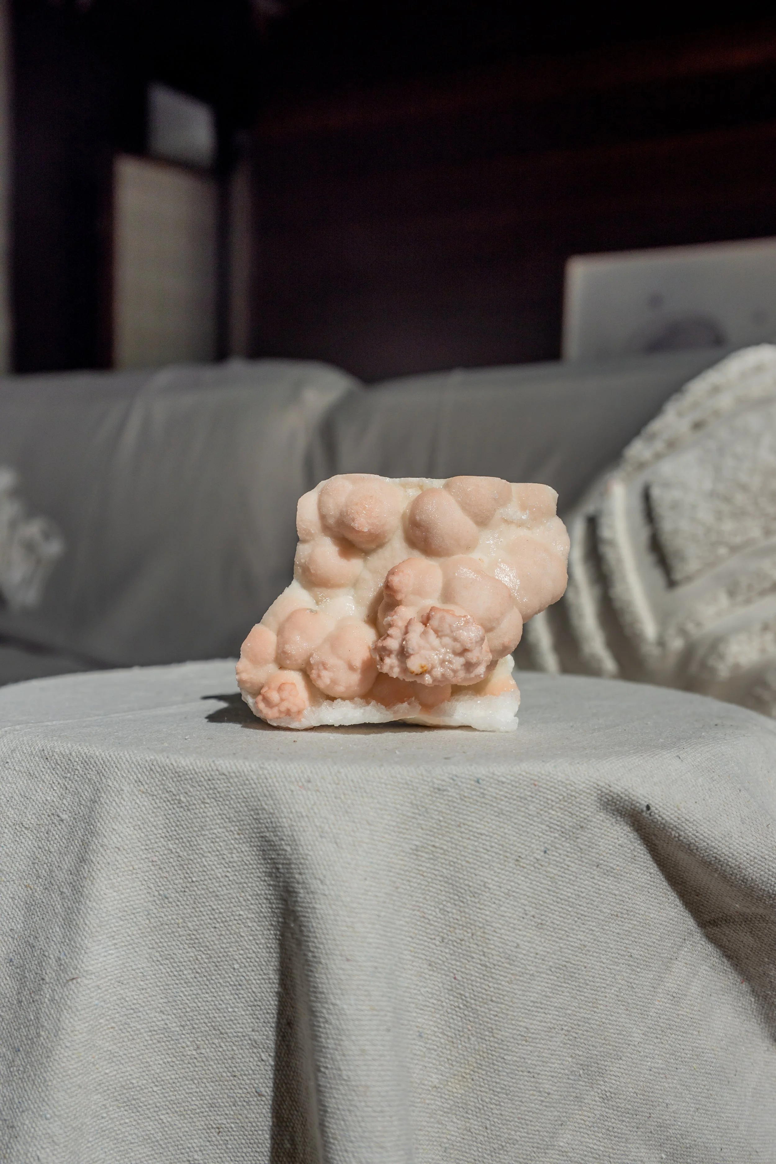 Pink Bubble Aragonite, Pakistan