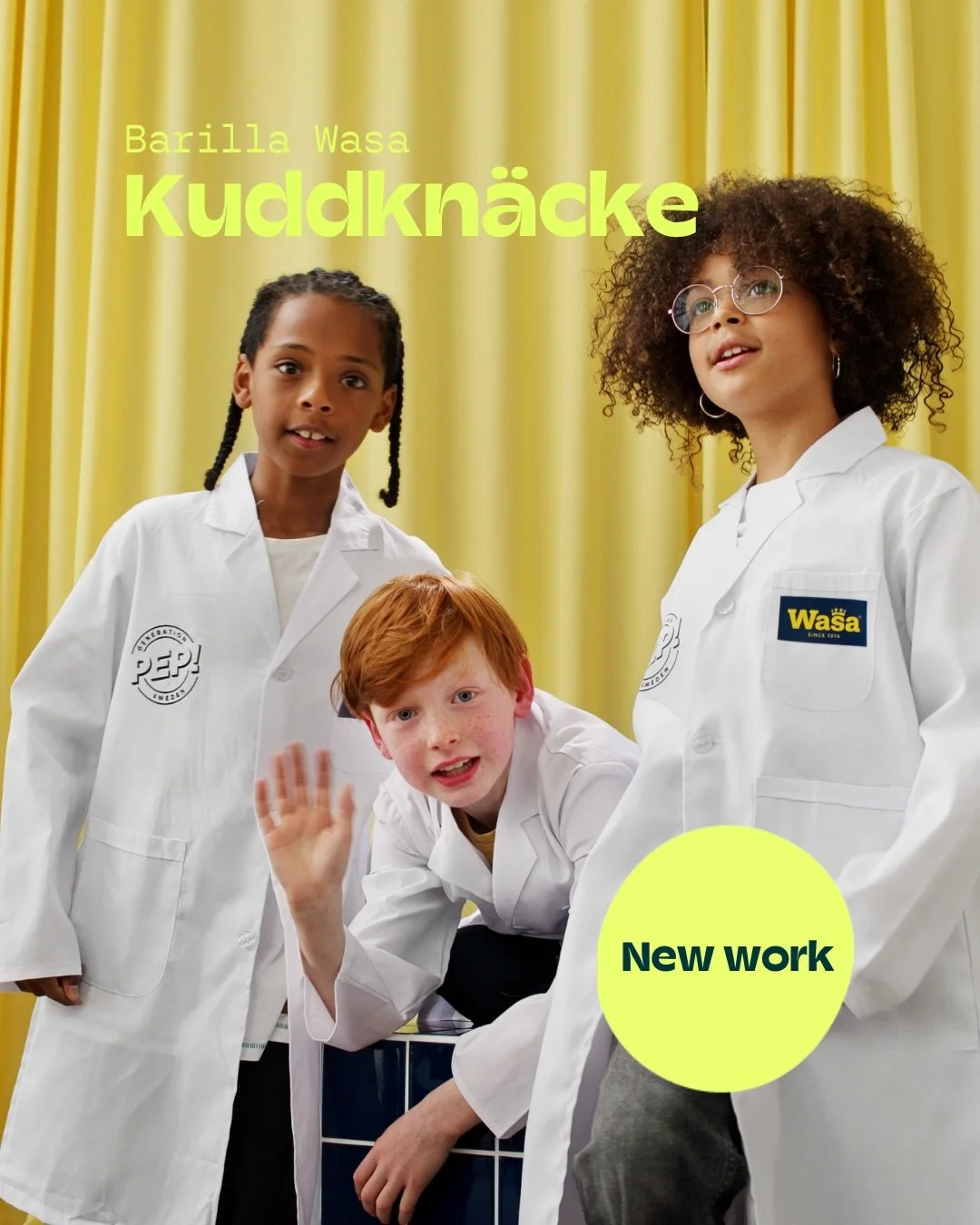 New work for Wasa! Stort tack till @wasacrispbread, @gen.pep och v&aring;ra sm&aring; experter.

Koncept &amp; PR: @storyrelations 
Influencer agency: @samy.nordics 
Produktion: @rickardvillard