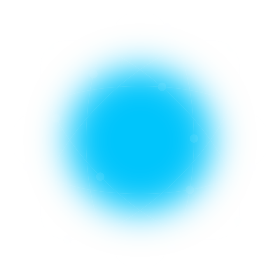Digital illustration of a globe with interconnected network nodes in a blue color scheme.