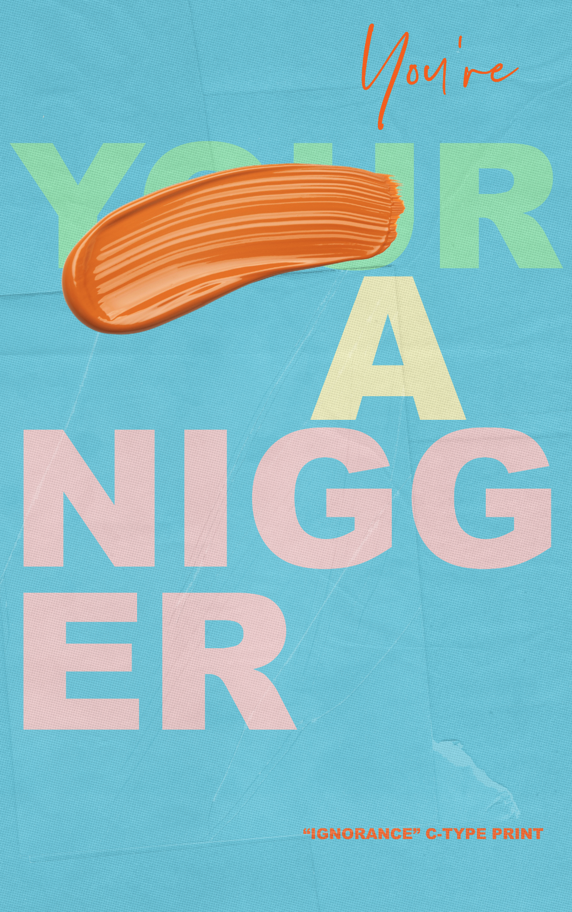 "You're Blue" | C-type Print | Width 3 meters x Length 4 Meters | Edition of 1