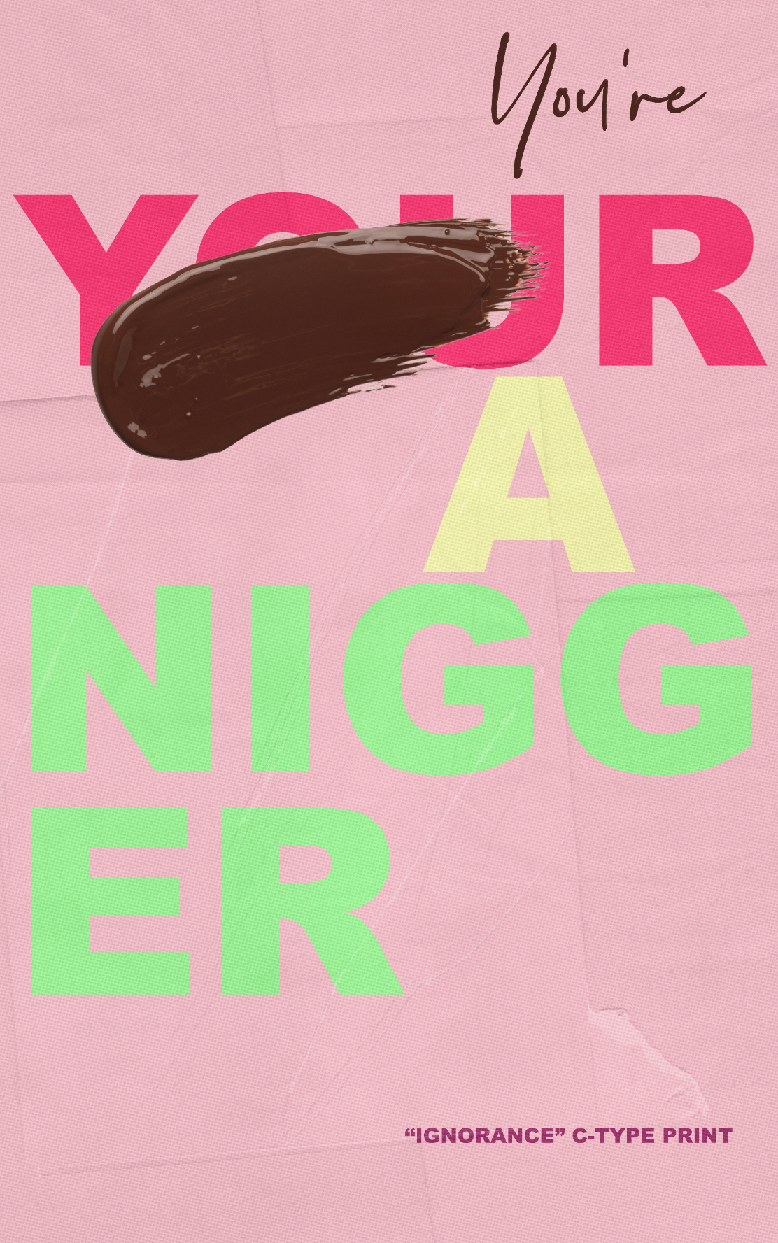 "You're Pink" | C-type Print | Width 3 meters x Length 4 Meters | Edition of 1