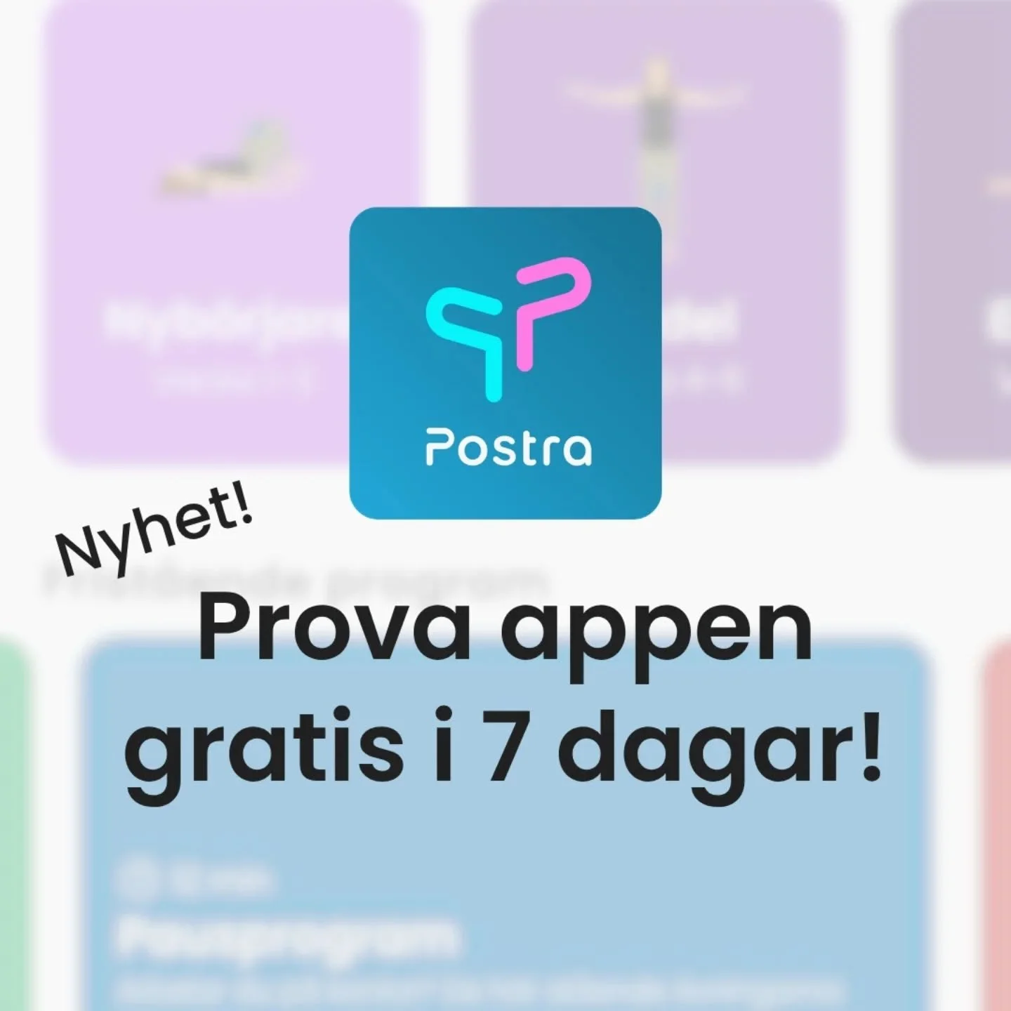 Nu kan du prova Postra helt gratis i 7 dagar 👏