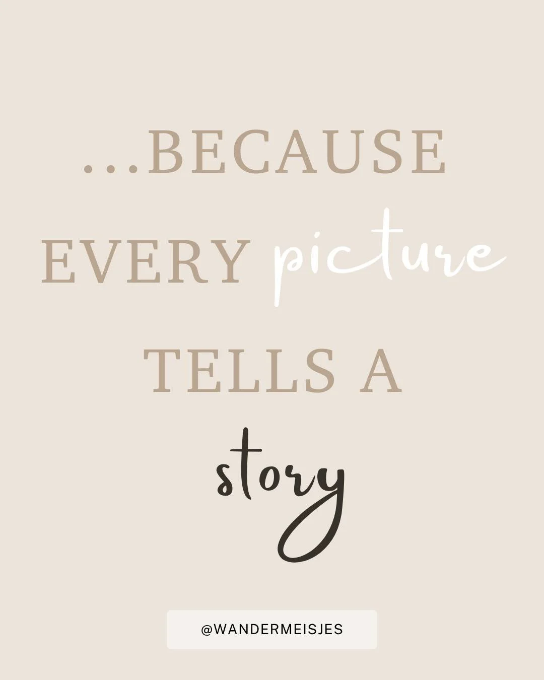 ... because every picture tells a story ✨ 
Alleen vervagen de verhalen achter de foto&rsquo;s vaak sneller dan we zouden willen. Daarom schrijf ik ze neer. 📖 Het is een manier om onze herinneringen levend te houden. Want hoe leuk is het om later te 