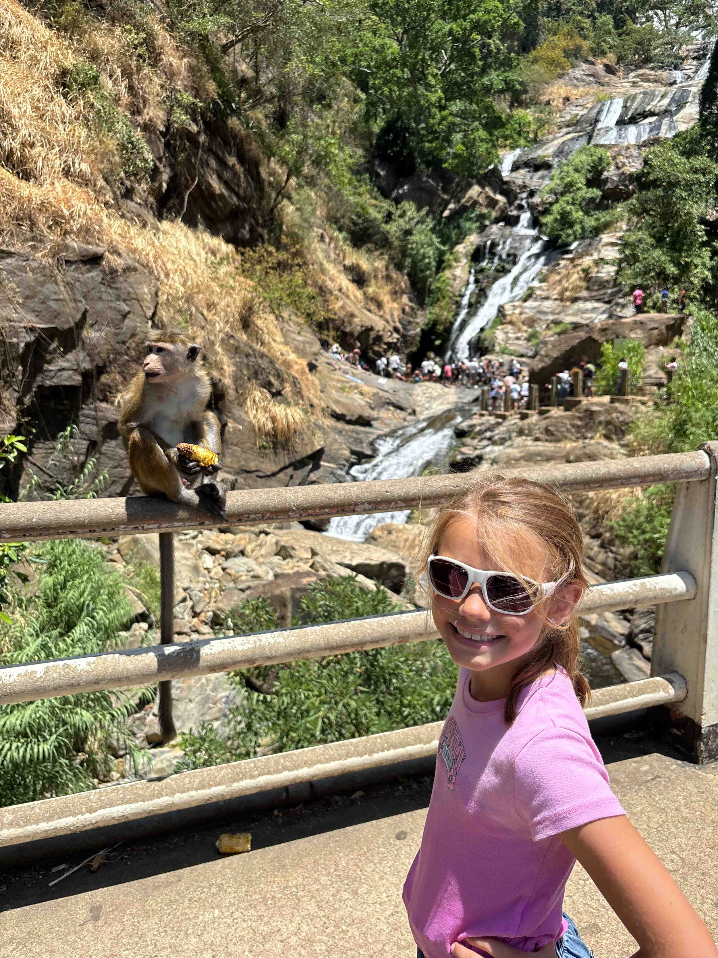 De Ravana-waterval nabij Ella, Sri Lanka