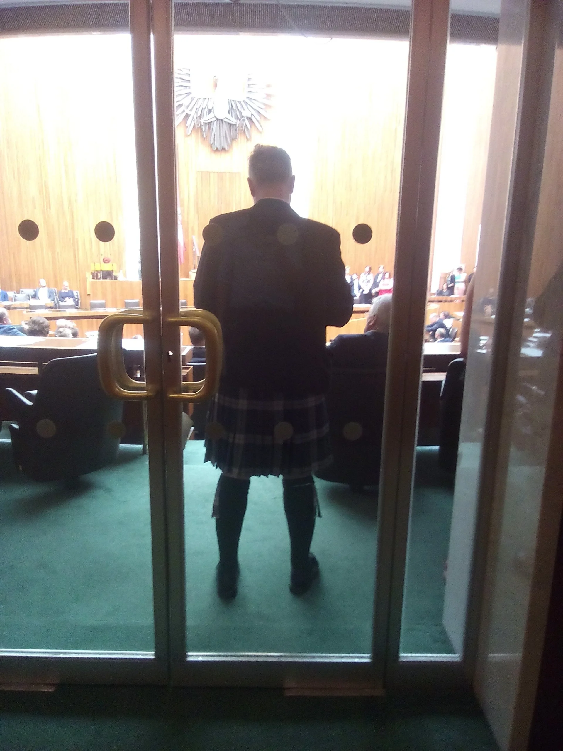 Letzte Tage im alten Parlament