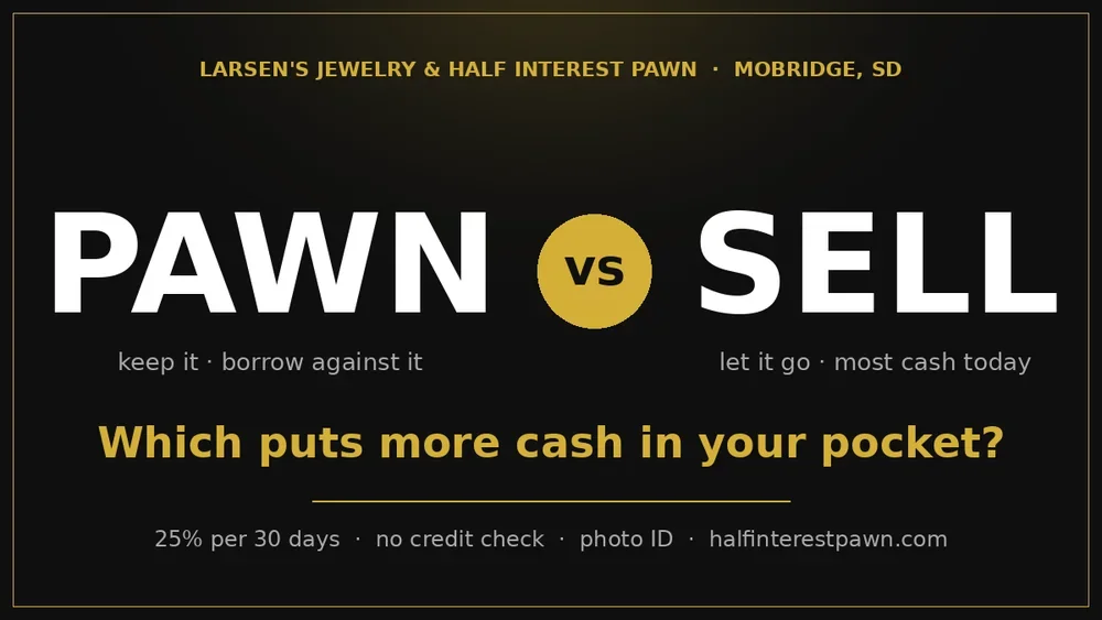 Pawn vs. Sell: Which Puts More Cash in Your Pocket?