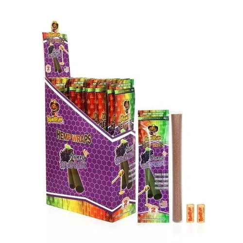 Honeypuff Hemp Wraps Grape flavour pack