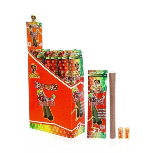 Honeypuff Hemp Wraps Cherry flavour pack
