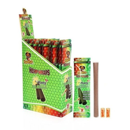 Honeypuff Hemp Wraps Vanilla flavour pack