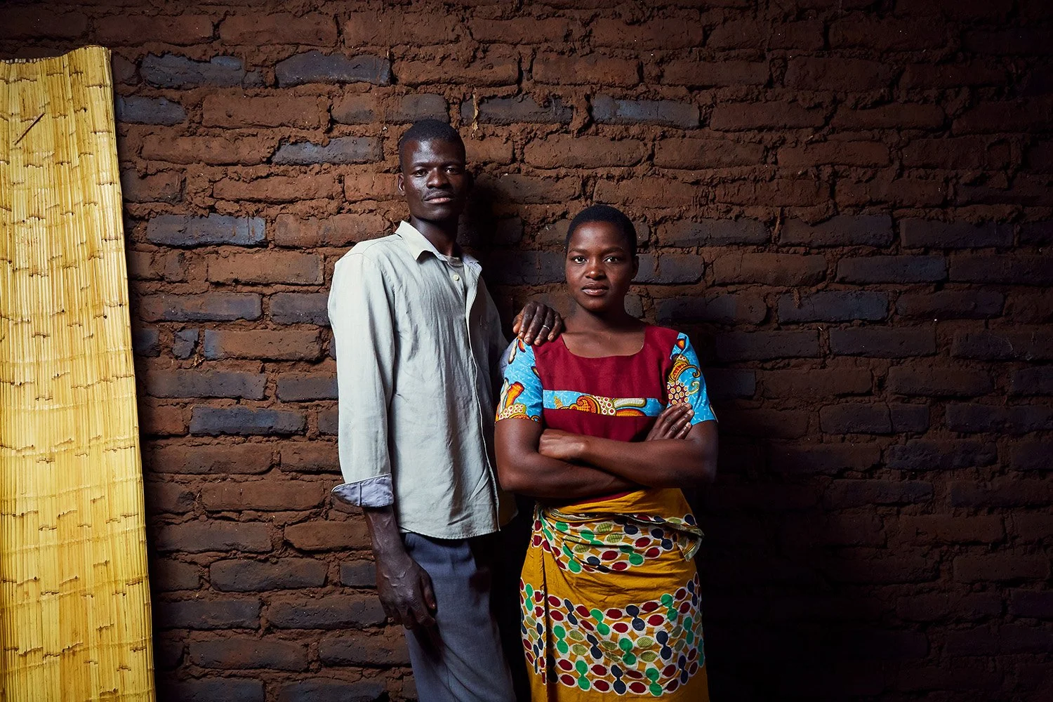 Fisherman and his wife, Chisi Island, Lake Chilwa, Malawi.