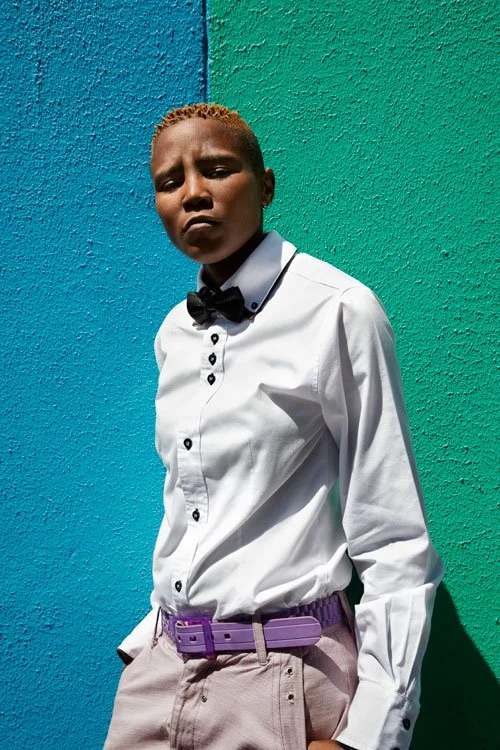 Terra, Long Street, Cape Town, SA, 2012.
"My name is Terra, and I was born in Cape Town on 21st April 1989. I got kicked out of the house when I was 16 years old because I’m a lesbian. Up until then, I lived a secret lesbian life and living a lie is