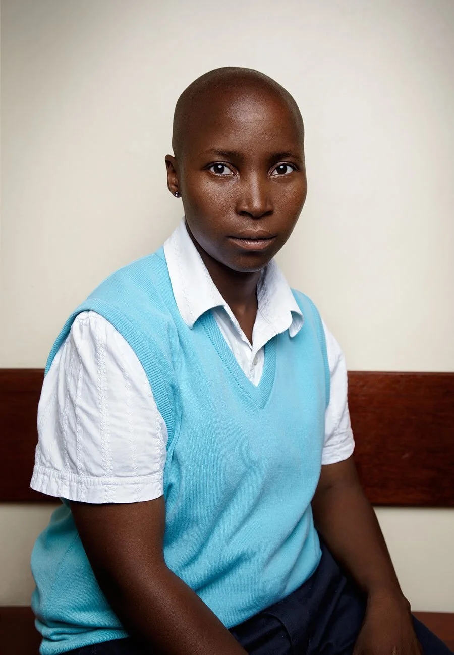 Vee, backstage, Miss Lesbian beauty pageant, Khayelitsha, South Africa, 2012.