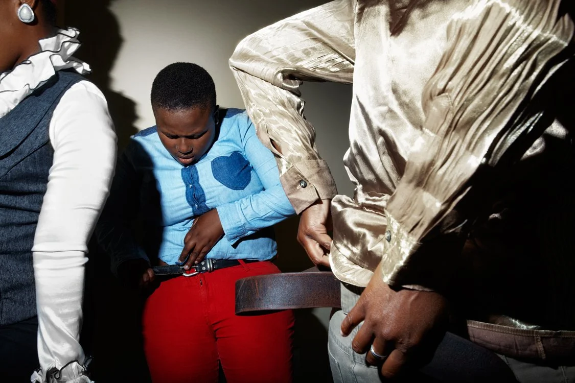 Contestants getting ready backstage, Miss Lesbian Beauty Pageant, Khayelitsha, 2012.