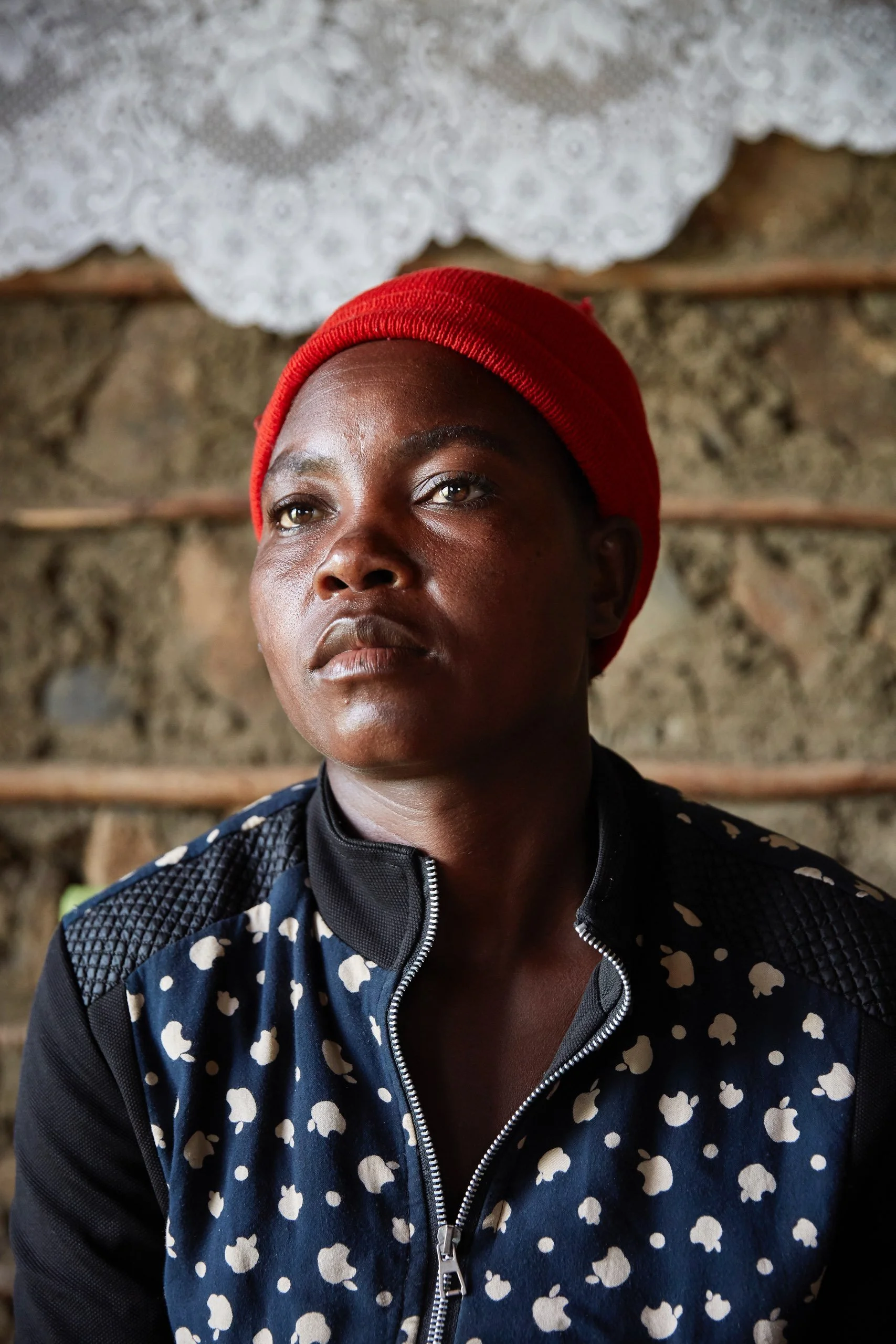 Cheryl, Table banking meeting at Justine’s house, Nduru beach, Kisumu, Kenya, 2019.