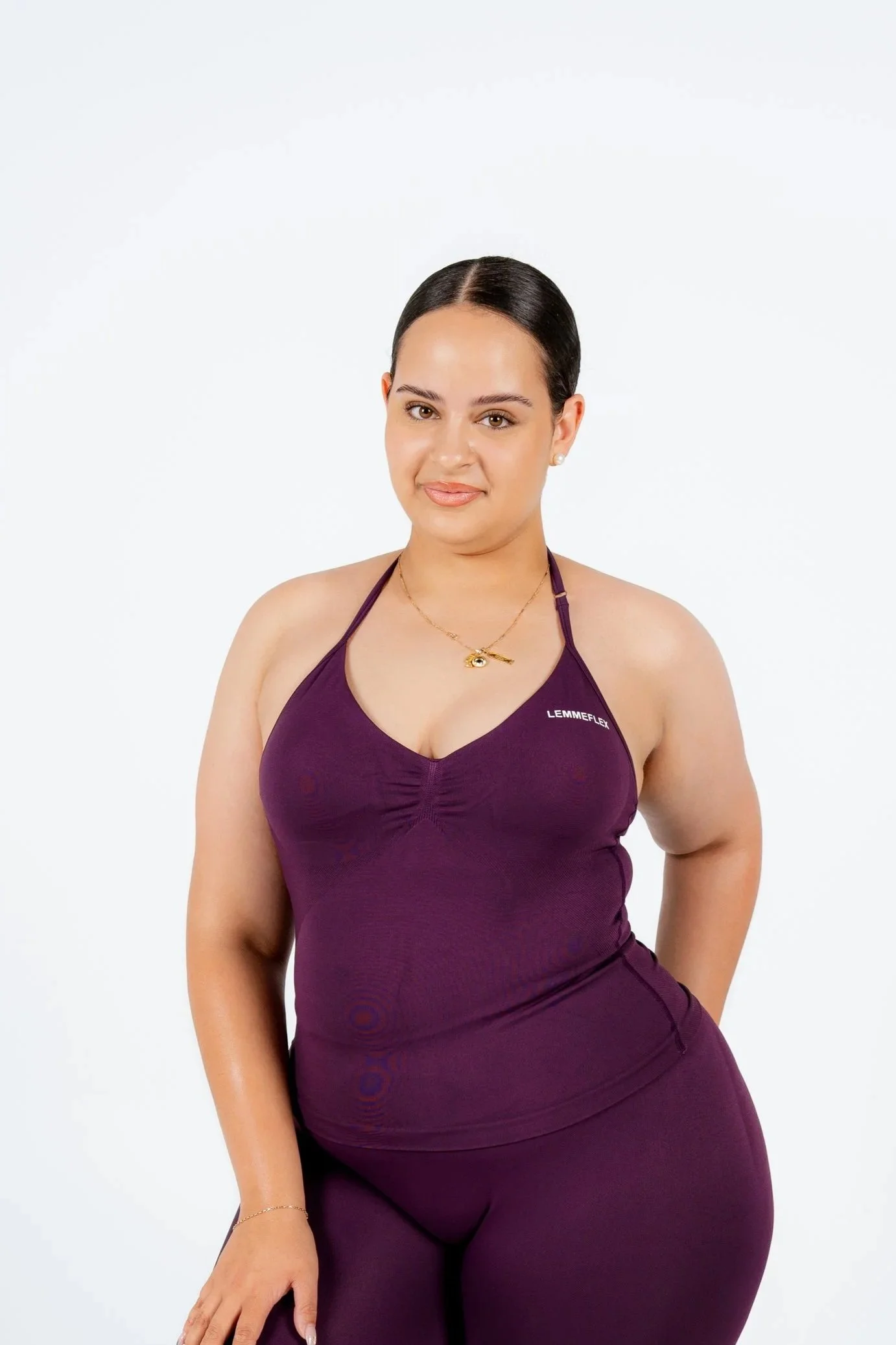 Dynamic Flex Halter Neck Top