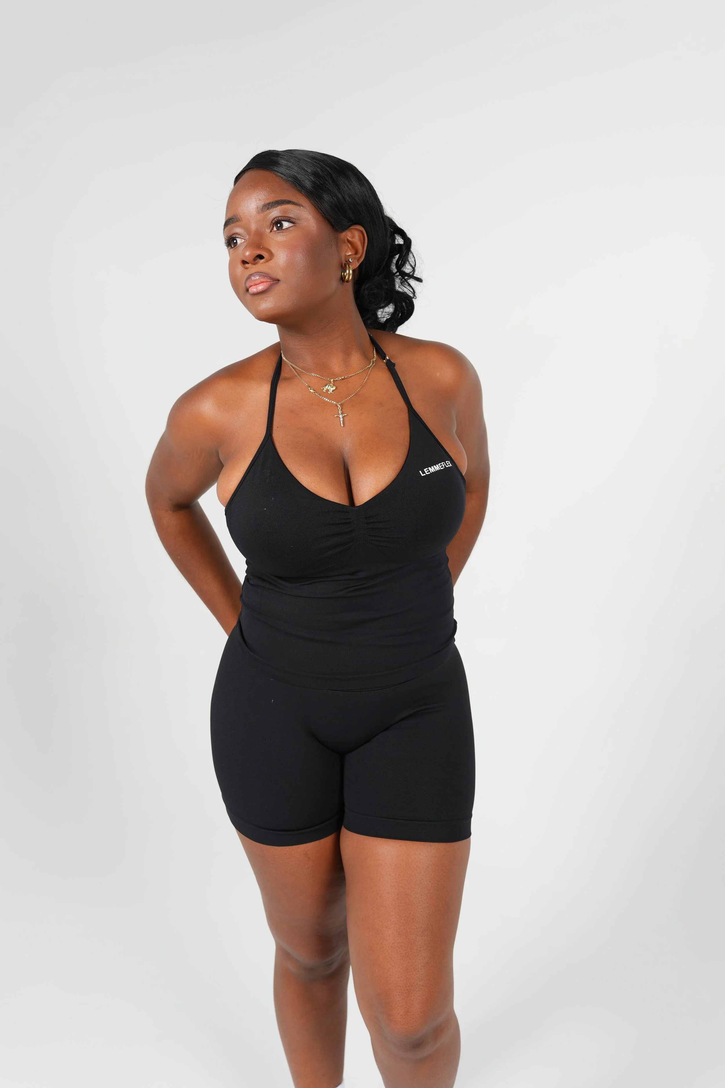 Dynamic Flex Halter Neck Top