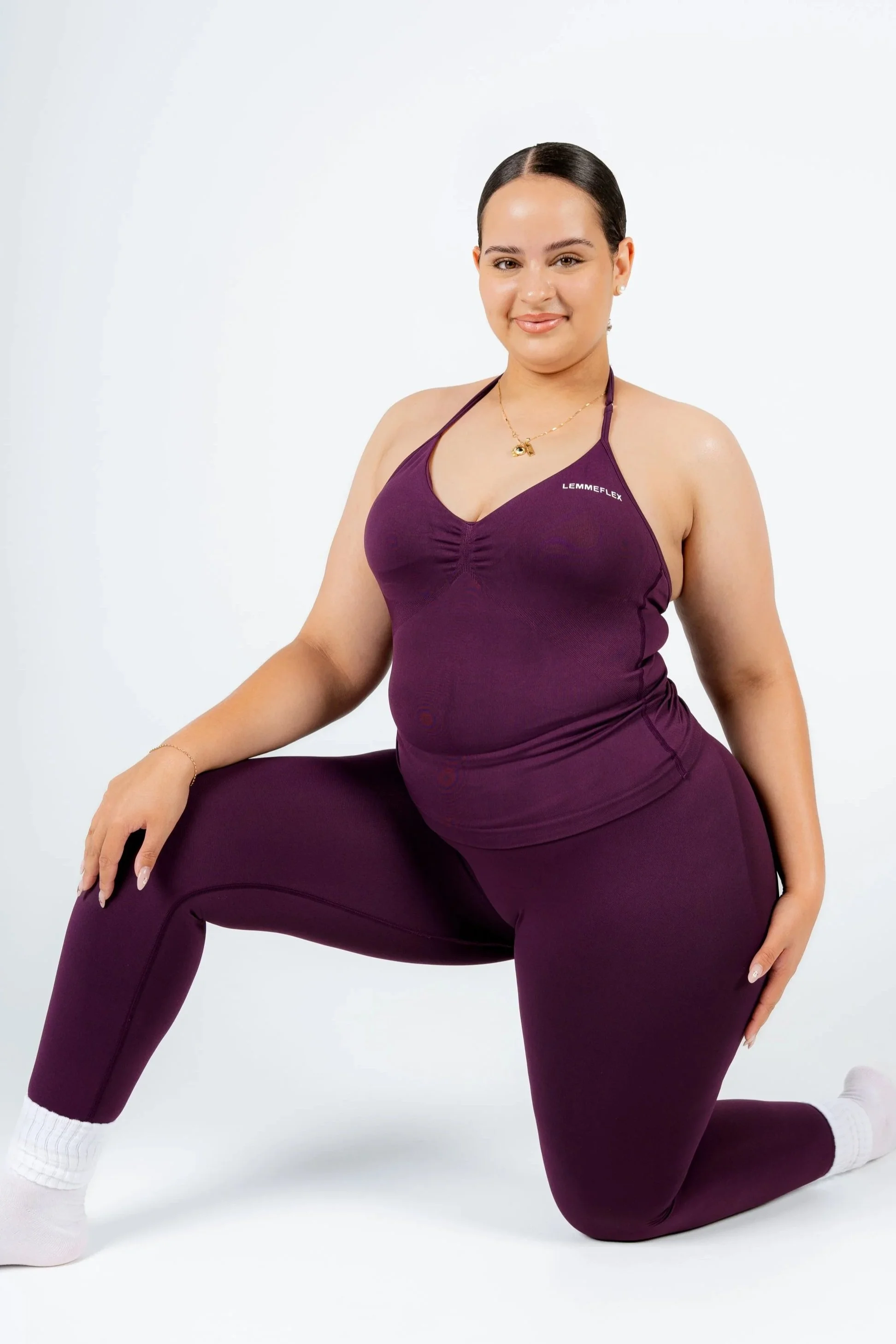 Dynamic Flex Halter Neck Top