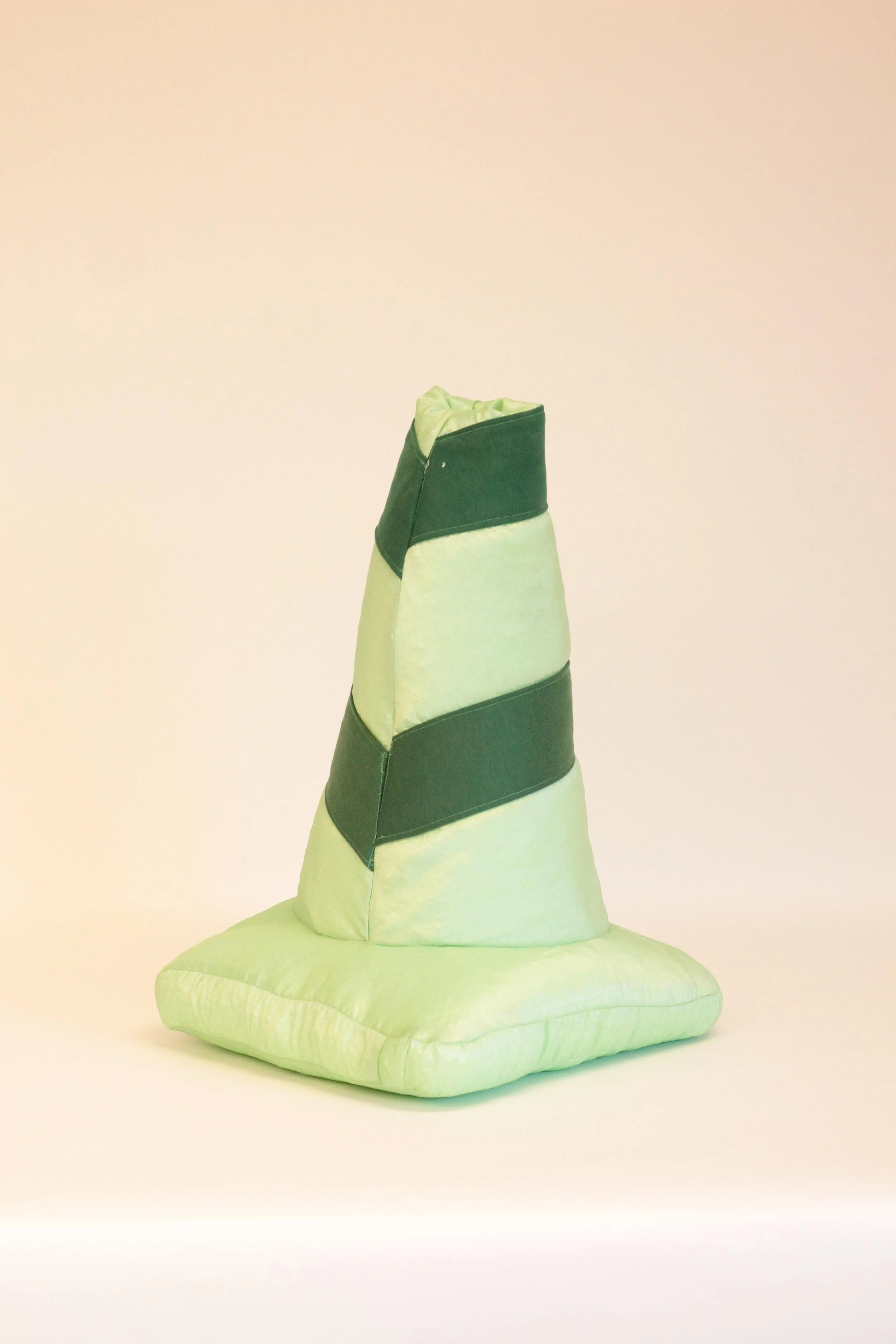 Pilon groen met streep 65 x 40 cm