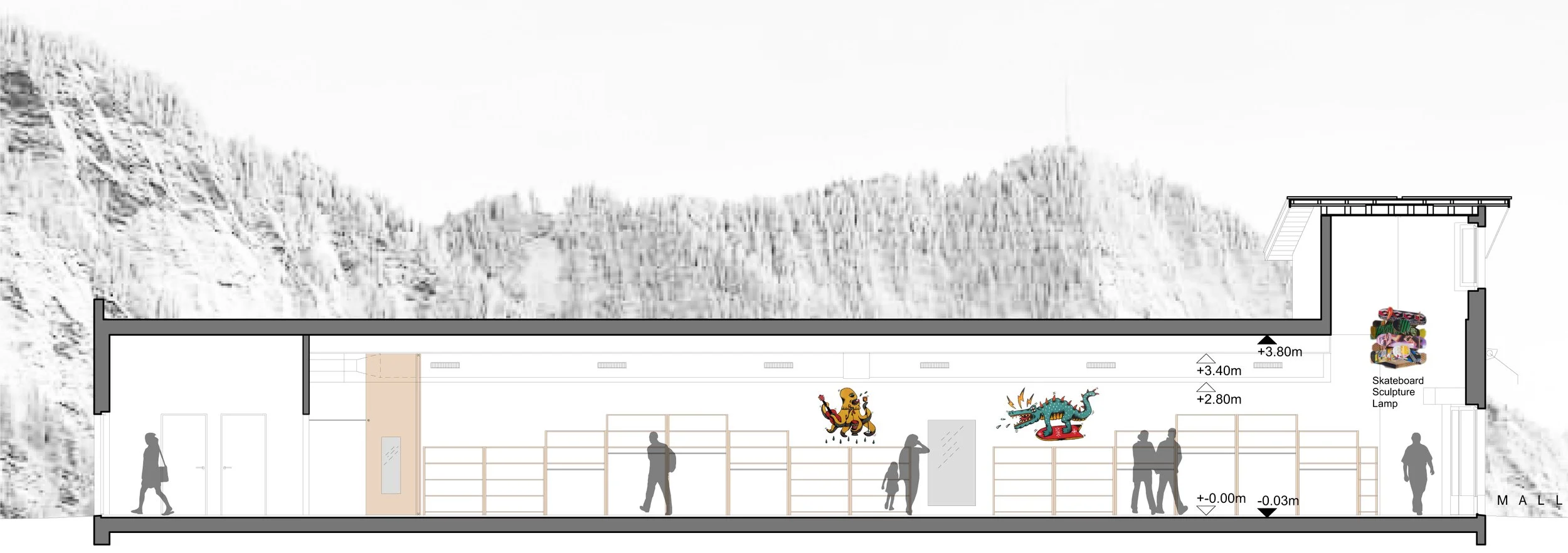 Umbau Doodah Outlet, Landquart