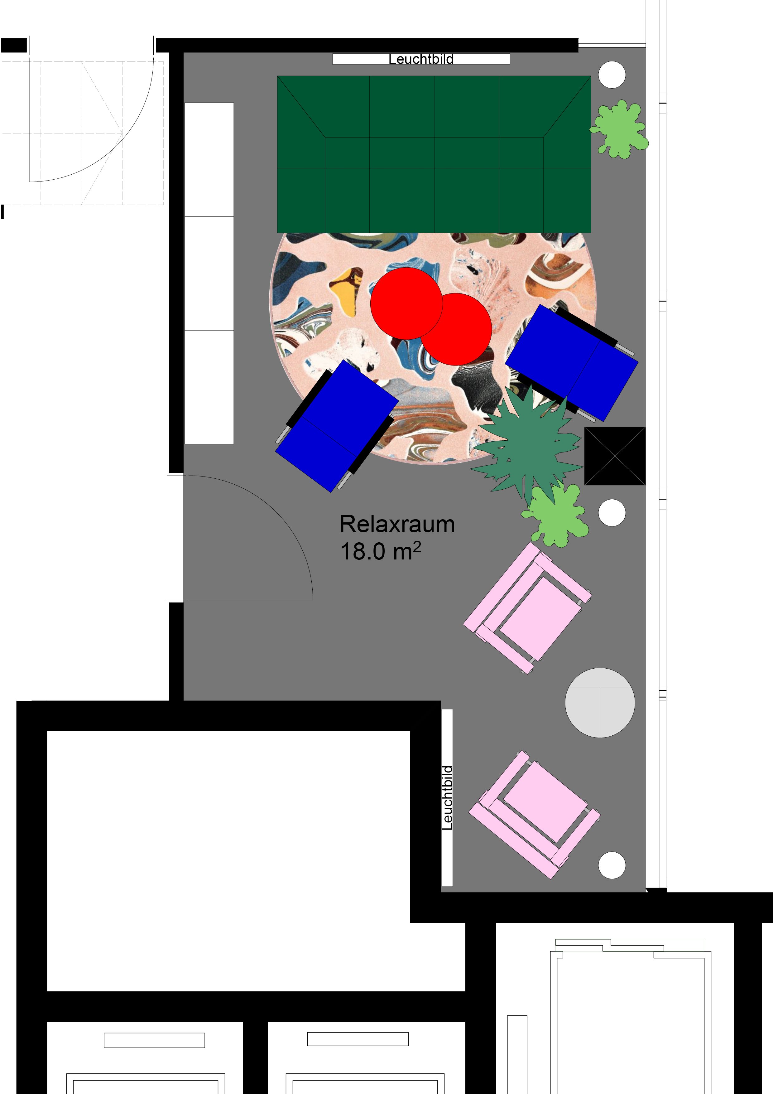 Gestaltung Ruheraum SIA