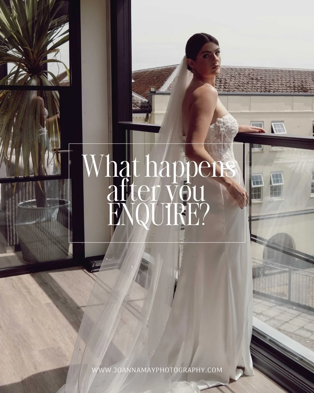 One of the biggest hesitations couples have isn&rsquo;t about price.

It&rsquo;s about not knowing what happens next.

So here it is.

When you enquire, I&rsquo;ll send my availability and full pricing guide. If your date is free, we can either arran