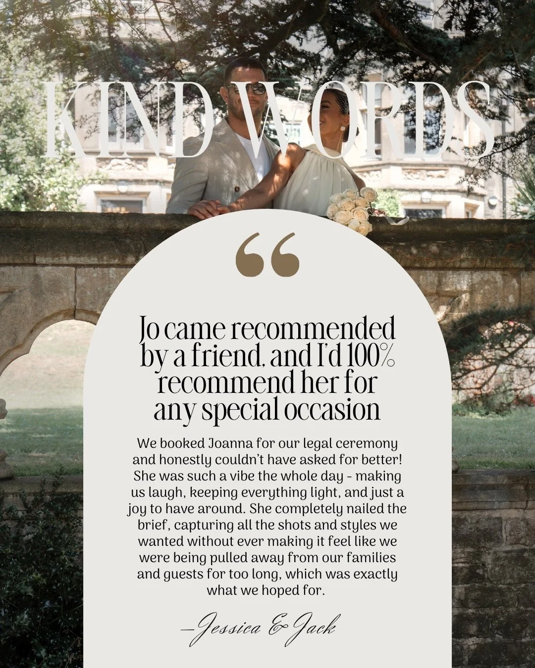 &ldquo;We don't want to miss out on our day because of all the photos&rdquo;⁠
⁠
This is something I hear often.⁠
⁠
Most couples don&rsquo;t book me because they love being in front of the camera.⁠
⁠
They book me because they don&rsquo;t.⁠
⁠
If you wa