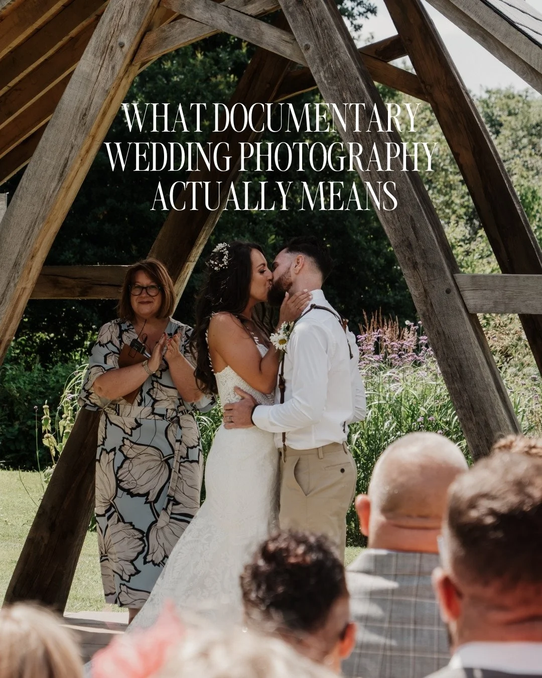 Documentary wedding photography gets used a lot.⁠
⁠
For me, it means I&rsquo;m not manufacturing moments.⁠
⁠
I&rsquo;m not pulling you aside every five minutes.⁠
I&rsquo;m not asking you to redo things.⁠
I&rsquo;m not staging laughter.⁠
⁠
I&rsquo;m w