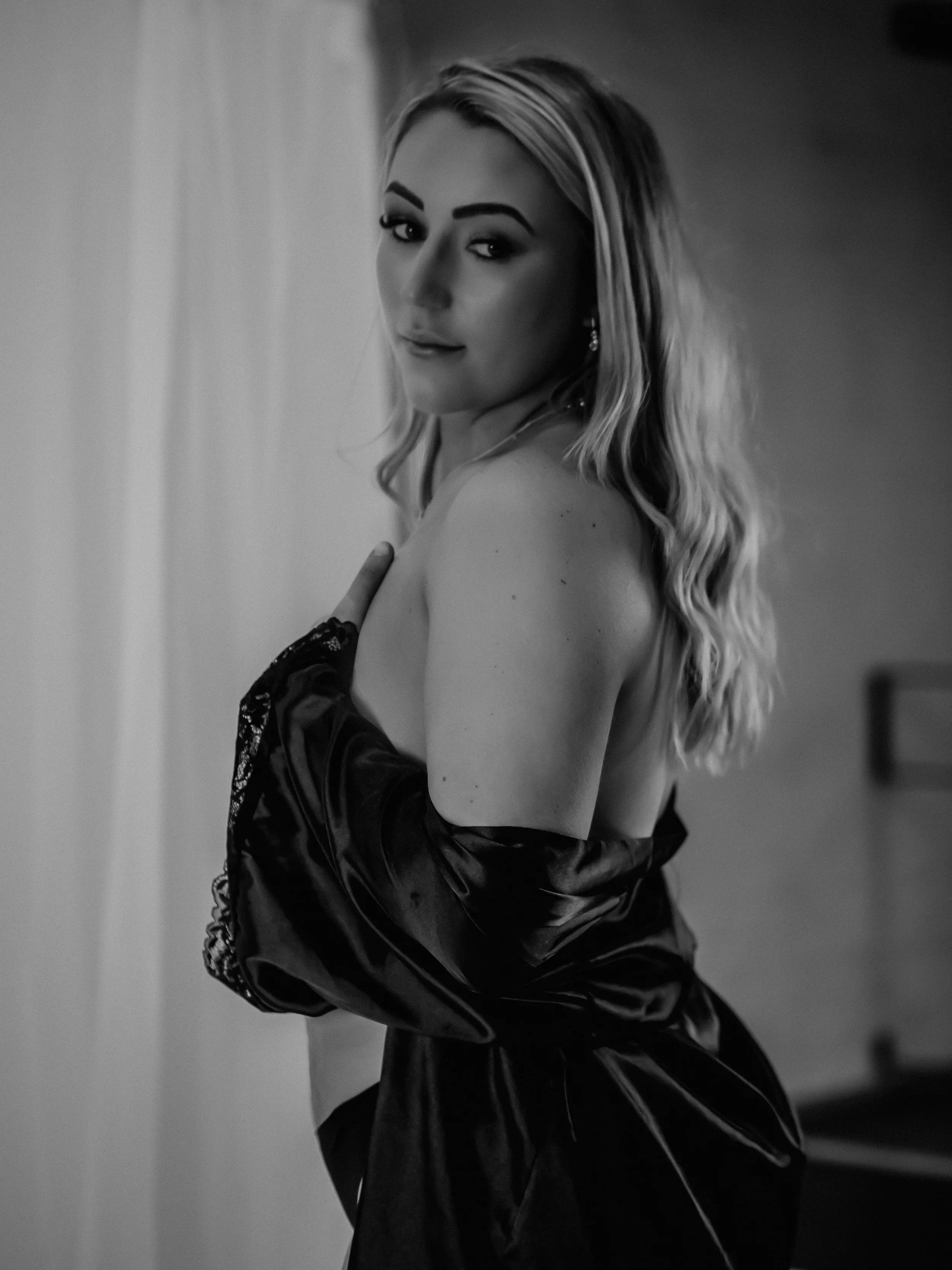 Boudoir Empowerment Session in the Studio